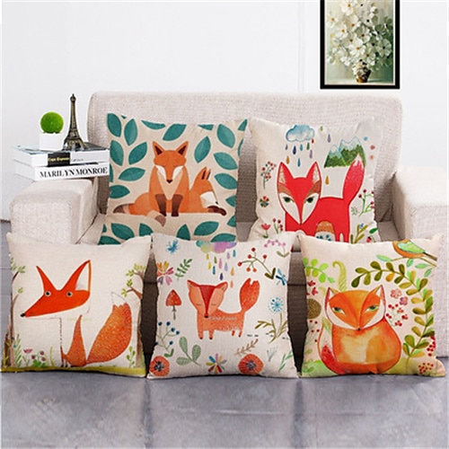 

Cartoon Pattern Double Side Cushion Cover 1PC Soft Decorative Square Pillowcase for Sofa bedroom Car Chair Superior Quality Outdoor Cushion for Patio Garden Farmhouse Bench Couch