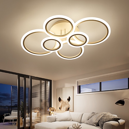 

LED Ceiling Light 78 cm Dimmable Flush Mount Lights Aluminium Alloy Modern Style Zinc Alloy Modern 110-240 V