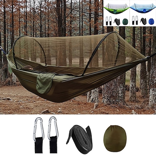 

Amaca da campeggio con zanzariera pop-up Esterno Portatile Repellenti anti-insetti Traspirante Leggero Viaggi Poliestere per 2 persone Campeggio e hiking All'aperto 260140 cm Design pop-up