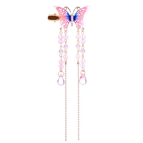 

Kids Baby Girls' Children's Butterfly Headdress Fringed Step Hairpin Girl's Costume Han Costume Ancient Style Hairpin