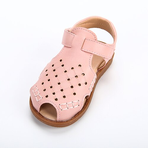 

Boys Girls' Sandals Casual Daily Synthetics Water Resistant Little Kids(4-7ys) Party Casual Magic Tape Pink Spring Summer