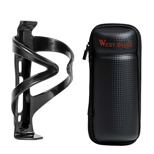 

Bike Water Bottle Cage Outdoor Durable For Cycling Bicycle Road Bike Mountain Bike MTB Folding Bike Recreational Cycling Soft Leather Black / Red Black