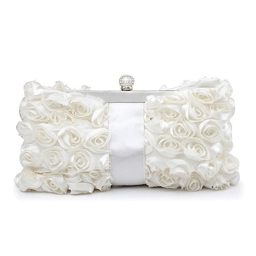 

caiyue i06 ladies dinner bag, silk magnetic clasp ladies clutch, matt silk rose clutch wholesale