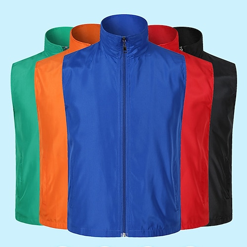 

Women's Fishing Vest Hiking Vest Summer Outdoor Solid Color Quick Dry Lightweight Breathable Multi Pockets Top Hunting Fishing Climbing Lake blue Sapphire fluorescent green Grass Green Purple