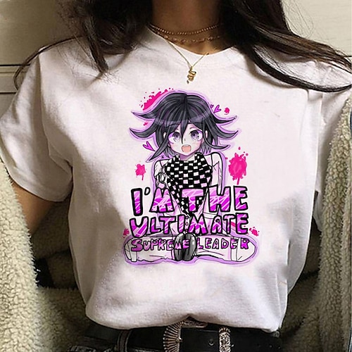 

Inspired by Danganronpa V3 Cosplay Cartoon Manga Back To School Print Harajuku Graphic Kawaii T-shirt For Men's Women's Adults' Hot Stamping Polyester / Cotton Blend