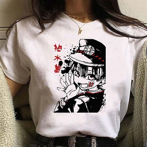 

Inspired by Toilet Bound Hanako kun Cosplay Cosplay Costume T-shirt Back To School Print T-shirt For Men's Women's Adults' Polyester / Cotton Blend