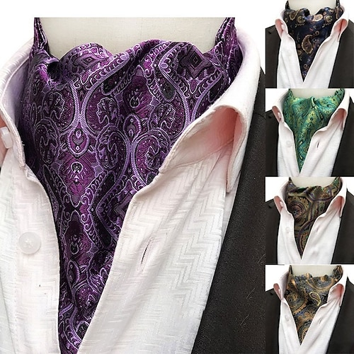 

Men's Ties Pocket Squares Cravat Ascot Work Striped
