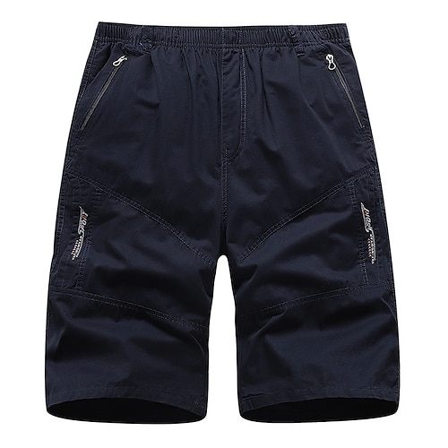

Men's Hiking Shorts Hiking Cargo Shorts Summer Outdoor 10 Regular Fit Ripstop Breathable Cotton Knee Length Shorts Bottoms Army Green Grey Khaki Dark Blue Hunting Fishing Climbing XL XXL XXXL 4XL 5XL