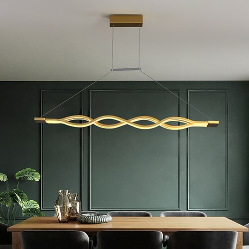 

LED Pendant Light 100 cm Single Design Pendant Light Aluminum LED Nordic Style 110-240 V