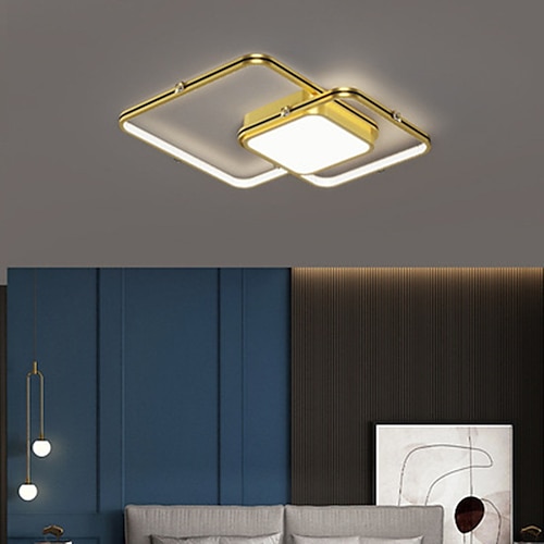 

LED Ceiling Light 45/55 cm Geometric Shapes Flush Mount Lights Aluminum Artistic Style Stylish Painted Finishes Artistic Modern 220-240V