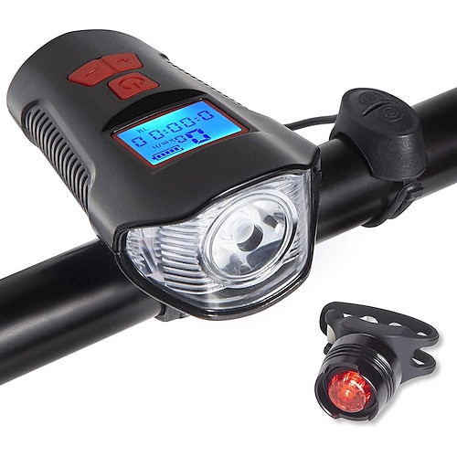 

LED Bike Light Front Bike Light Rear Bike Tail Light Bike Horn Light LED Bicycle Cycling Waterproof Portable LED Rechargeable Li-Ion Battery 800 lm Natural White Everyday Use Cycling / Bike / 120