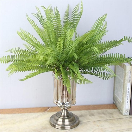 

7-fork Imitation Plant Flower Wall Persian Leaf Imitation Bouquet 43cm/17""