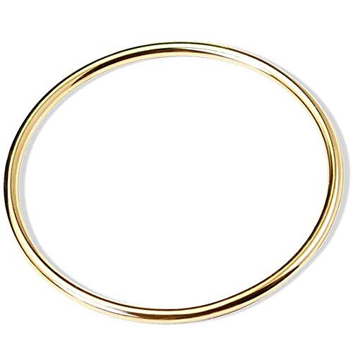 

jude jewelers stainless steel classical simple plain polished round circle bangle bracelet