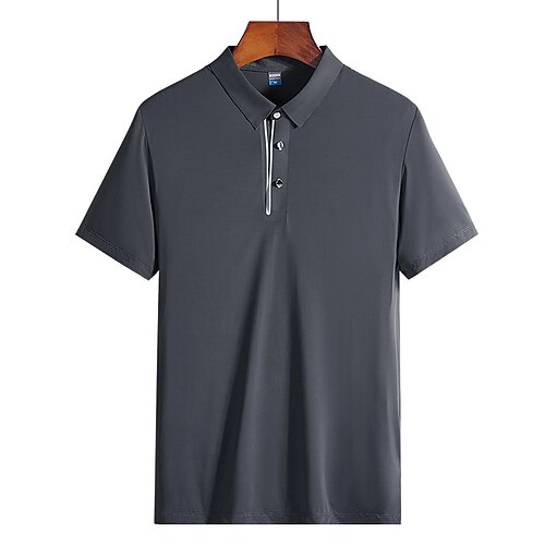 

Men's T shirt Hiking Tee shirt Golf Shirt Short Sleeve Tee Tshirt Top Outdoor Quick Dry Lightweight Breathable Sweat wicking Autumn / Fall Spring Summer Ice Silk Black Green Navy Blue Fishing