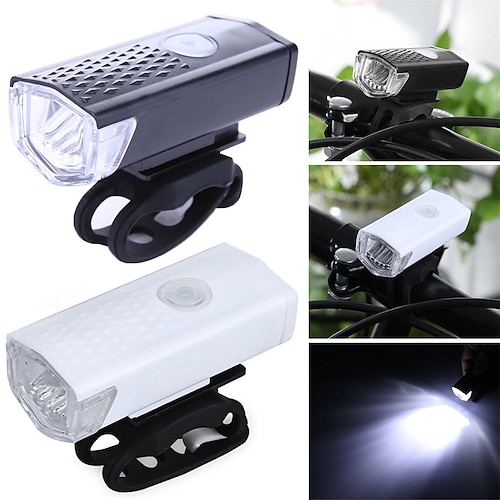 

LED Bike Light LED Light Bike Glow Lights Front Bike Light LED Bicycle Cycling Waterproof Portable USB Charging Output New Design Rechargeable Li-Ion Battery 300 lm Everyday Use Cycling / Bike / ABS