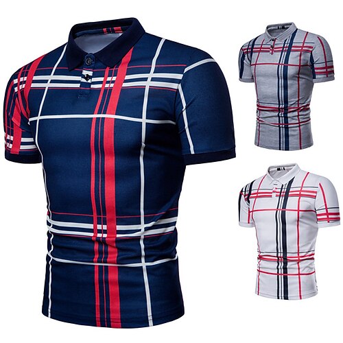 

Men's T shirt Hiking Tee shirt Golf Shirt Short Sleeve Tee Tshirt Top Outdoor Quick Dry Lightweight Breathable Sweat wicking Spring Summer Navy White Gray Hunting Fishing Climbing