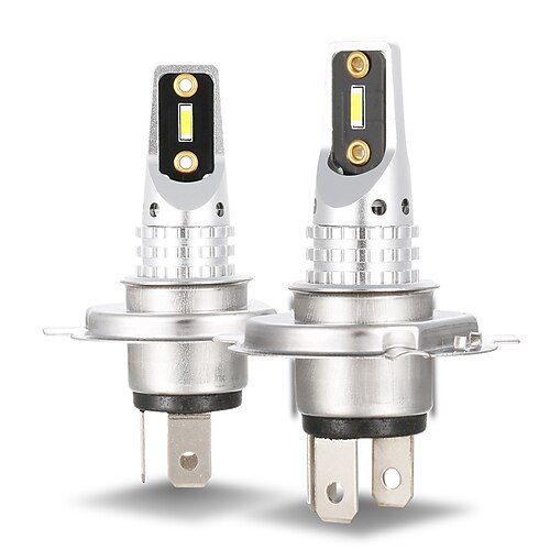 

OTOLAMPARA Aviation Aluminium Shell 100W Original Halogen Size Plug and Play Model Car LED Bulbs 9005 H4 H7 H11 H16 White Color 2pcs