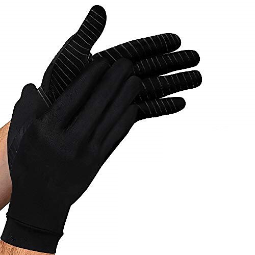 

doctor developed copper gloves/compression gloves for arthritis (full-length) and doctor written handbook— relieve arthritis symptoms, raynauds disease & carpal tunnel (xl)