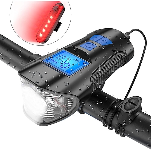 

LED Bike Light Front Bike Light Rear Bike Tail Light Bike Horn Light LED Bicycle Cycling Waterproof Portable LED Rechargeable Li-Ion Battery 800 lm Natural White Everyday Use Cycling / Bike / 120