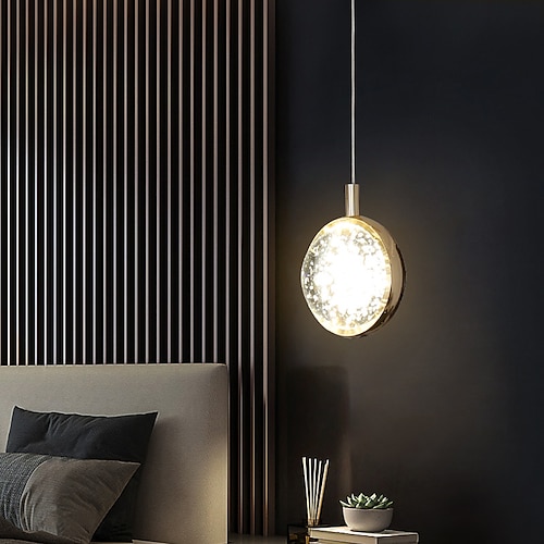 

LED Pendant Light Bedside Light Modern Gold Globe Design Island Light 12 cm Lantern Desgin Metal Electroplated 110-120V 220-240V