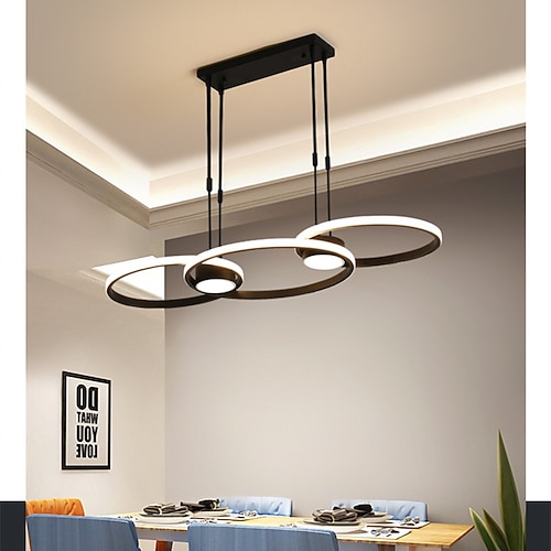 

LED Pendant Light 89 cm Single Design Chandelier Aluminum Artistic Style Stylish Painted Finishes Artistic LED 220-240V