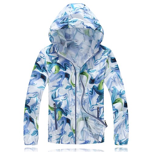 

Women's UPF 50 Clothing UV Sun Protection Lightweight Jacket Zip Up Hoodie Jacket Windbreaker Summer Cooling Sun Shirt with Pockets Quick Dry Packable Coat Top Hiking Fishing Outdoor Performance