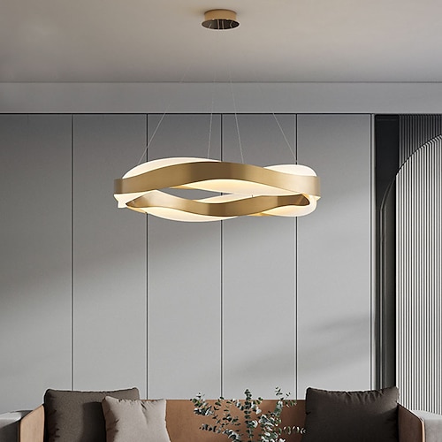 

LED Pendant Light 65 cm Lantern Desgin Pendant Light Metal Electroplated Modern 220-240V