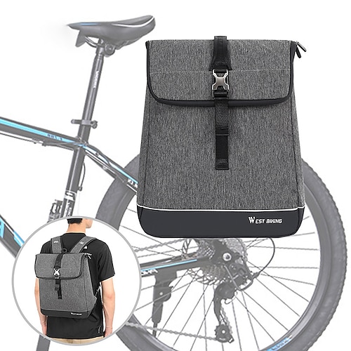 

15 L Bike Panniers Bag Cycling Backpack Holdall Portable Multifunctional Durable Bike Bag Polyster Bicycle Bag Cycle Bag Outdoor Exercise Bike / Bicycle