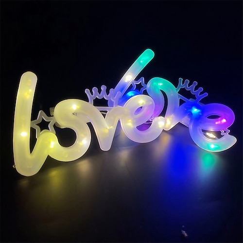 

LOVE LED Night Light 10pcs 4pcs 1pcs 520 Love Shape Confession Valentine's Proposal Wedding Party Cake Lamp Decoration