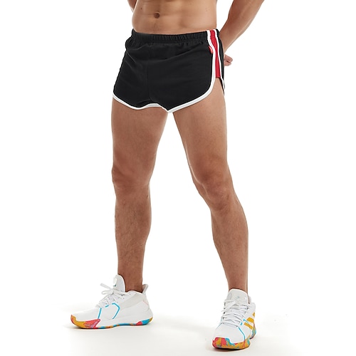 

Men's Swim Shorts Swim Trunks Board Shorts Patchwork Drawstring Elastic Waist Patchwork Cycling Quick Dry Short Home Casual Bathing Shorts Casual / Sporty Black Yellow