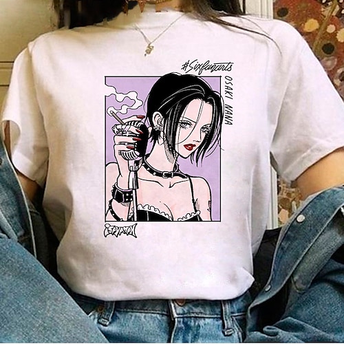 

NANA Cosplay Anime Cartone animato Manga Stampa Harajuku Grafica Kawaii Maglietta Per Per uomo Per donna Per adulto Stampa a caldo Misto poliestere / cotone