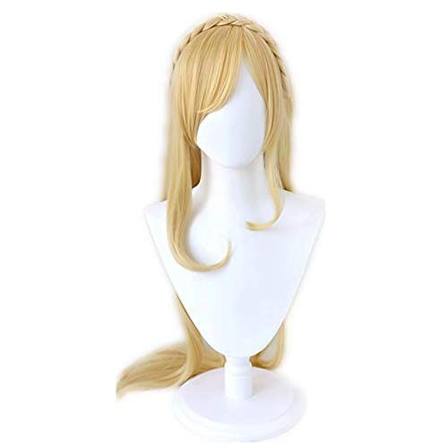 

Cosplaza Sonia Nevermind Danganronpa Long Yellow Briad Princess Girls Anime Show Party Cosplay Dress Wigs