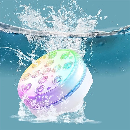 

Submersible Light Outdoor Underwater Lamp 13 LED RGB Submersible Remote Controlled Light AA Battery Operated Colorful Lighting For Vase Bowl Garden Party Swimming Pool Decoration