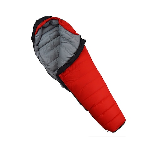 

Sleeping Bag Outdoor Camping Mummy Bag for Adults 0-15 °C Single White Duck Down Waterproof Portable Ultra Light (UL) Breathable Durable 2108050 cm Fall Winter for Camping / Hiking / Caving