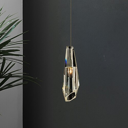 

LED Pendant Light Kitchen Island Light Bedside Light Crystal 10cm Unique Design Copper LED Nordic Style 220-240V 110-120V