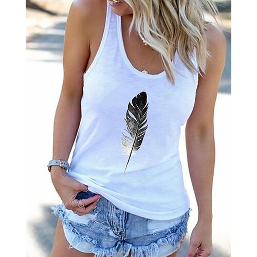 

T shirt Tee Vest Gray White Black Basic S