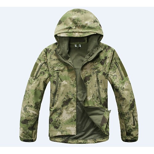 

Tactical Soft Shell Men Army wasserdichter Jagdanzug Outwear Camouflage Shark Skin Military Jacket Pants Anzug Camouflage M