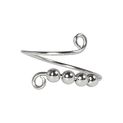 

bead ring rotator single-turn spiral free rotation anti-stress anxiety ring female ring