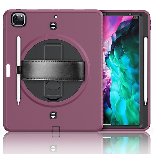 

Case for Apple iPad 10.2 Case iPad 9th/8th/7th Generation iPad Pro iPad Mini iPad Air Case for Kids, Shockproof Kids iPad Cover with Pencil Holder/360 Rotating Stand/Hand Strap
