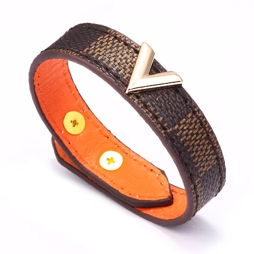 

v-shaped bracelets leather bracelets striped bracelets