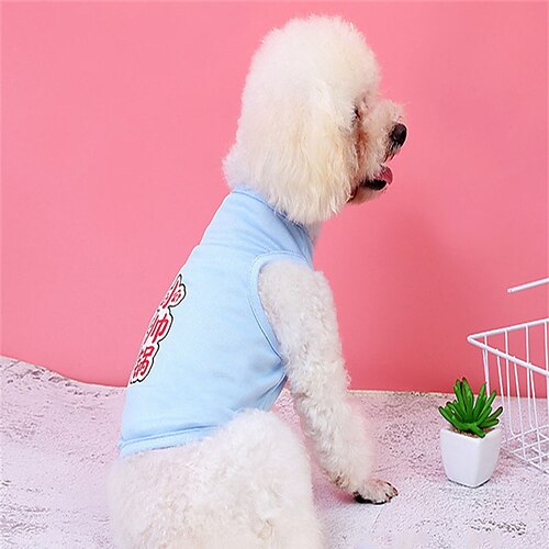 

Dog Vest Dog Costume Text / Number Leisure Adorable Dailywear Casual / Daily Dog Clothes Puppy Clothes Dog Outfits Breathable Blue Costume for Girl and Boy Dog Polyester XS S M L XL XXL