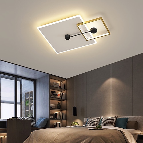 

LED Ceiling Light 37 46 cm Geometric Shapes Flush Mount Lights Metal Modern Style Geometrical Painted Finishes LED Modern 220-240V