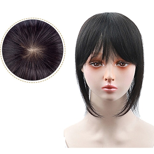 

Women's Human Hair Toupees Straight Machine Made Soft / Party / Women Party / Evening / Daily Wear / Vacation