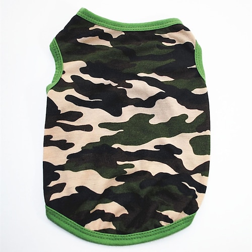 

Prodotti per cani Costumi Gilè Camouflage Comodo Per uso interno ed esterno Casual / quotidiano All'aperto Abbigliamento per cani Vestiti del cucciolo Abiti per cani Caldo Verde Chiaro Blu Rosa