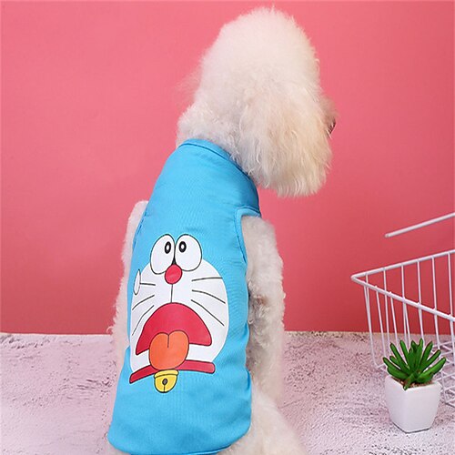 

Dog Vest Dog Costume Character Leisure Adorable Dailywear Casual / Daily Dog Clothes Puppy Clothes Dog Outfits Breathable Blue Costume for Girl and Boy Dog Polyester XS S M L XL XXL