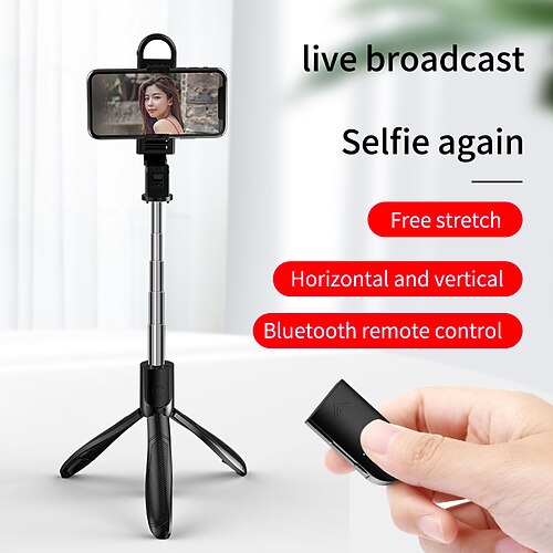

Selfie Stick Bluetooth Extendable Max Length 68.2 cm For Universal Android / iOS
