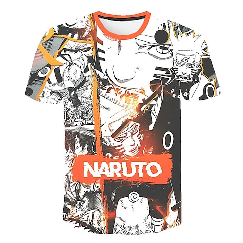 

Naruto Uchiha Sasuke Anime Desenho Mangá Imprimir 3D Harajuku Arte Gráfica Camiseta Para Homens Mulheres Adulto Impressão 3D 100% Poliéster