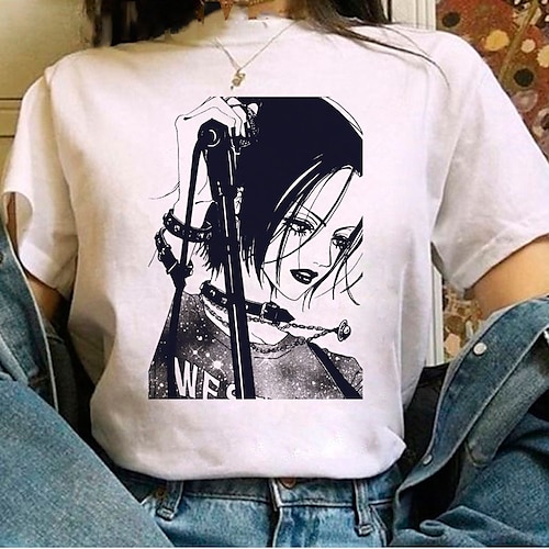 

NANA Cosplay Anime Cartoon Manga Print Harajuku Graphic Kawaii T-shirt For Men's Women's Adults' Hot Stamping Polyester / Cotton Blend