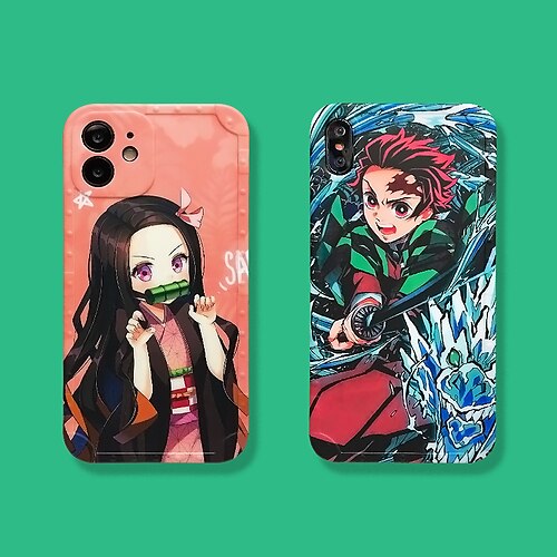 

Demon Slayer: Kimetsu no Yaiba Phone Case For Apple Back Cover iPhone 12 Pro Max 11 SE 2020 X XR XS Max 8 7 Shockproof Dustproof Graphic TPU