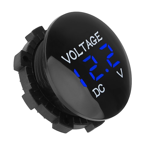 

Car Digital Voltage Meter 12V-24V DC Voltmeter for Motorcycle Boat ATV TruckVoltage Meter Tester Led Display For Car Mini Digital Voltmeter Ammeter